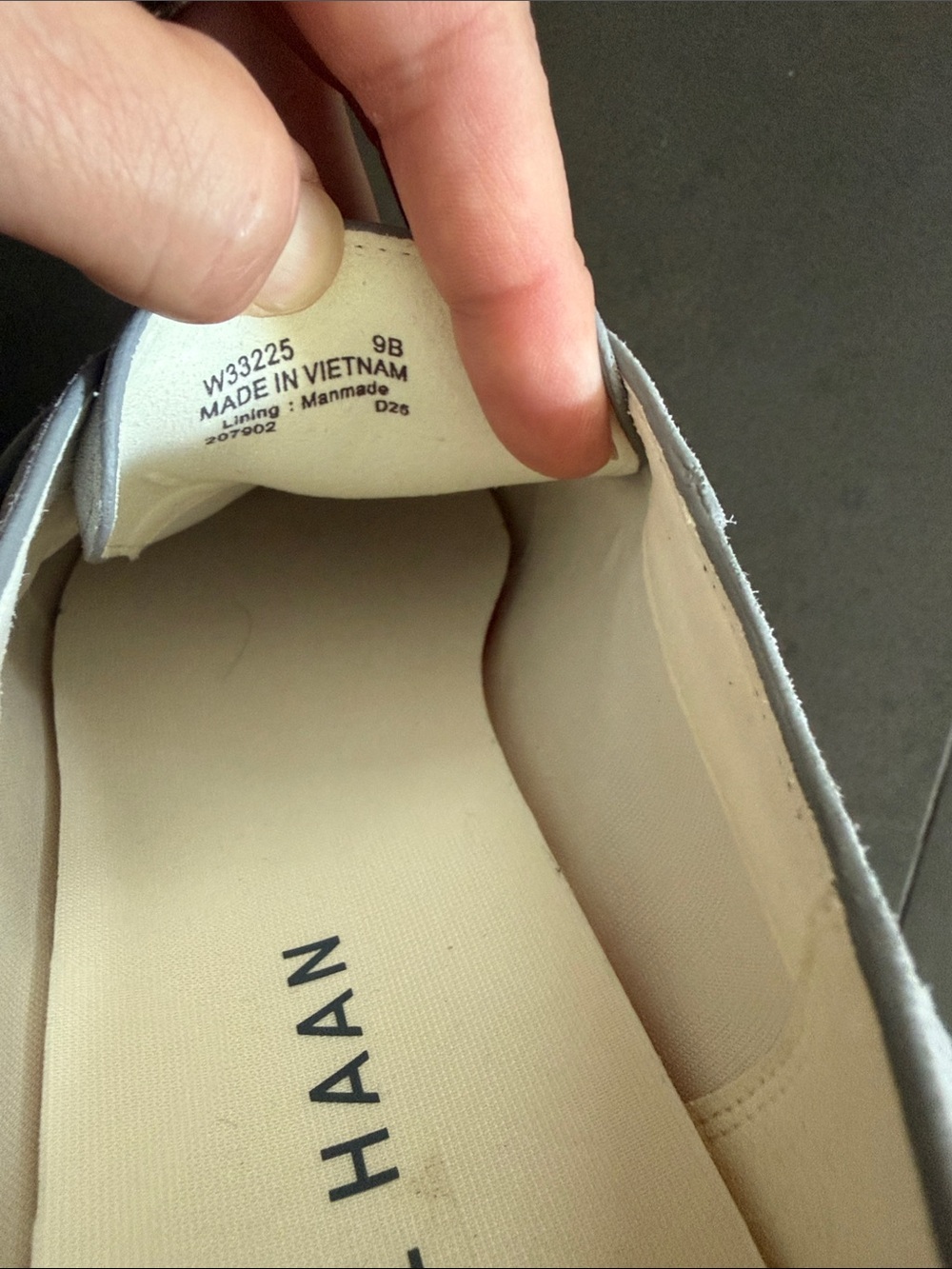 Cole Haan Light Gray Suede Double Monk Strap Loafers - Picture 6 of 6